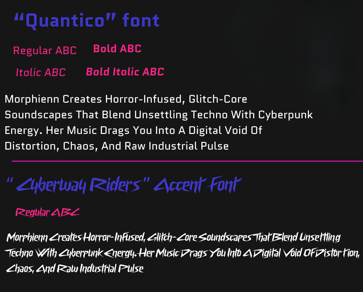 fonts